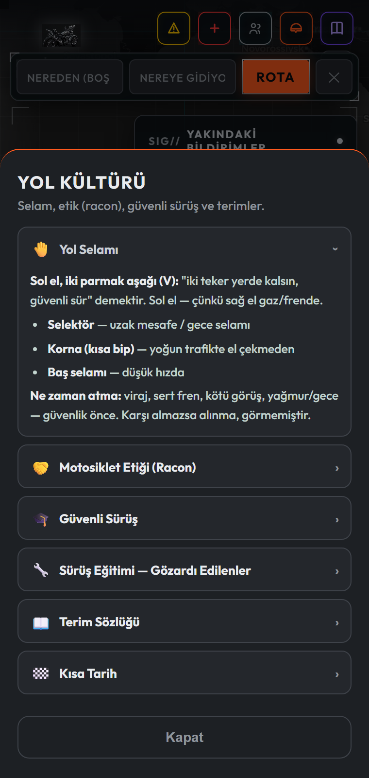Yol kültürü